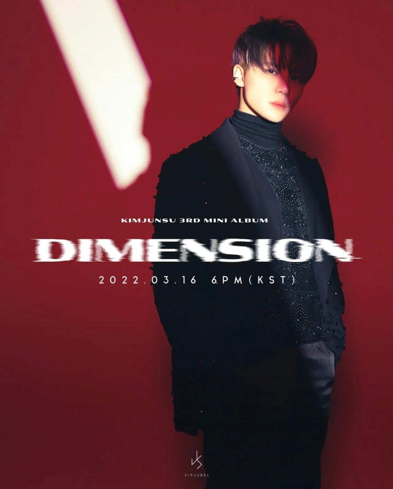( Pre-Order ) KIM JUNSU 3rd Mini Album DIMENSION ( I ver ) * มี Poster พับภายในกล่อง * วางจำหน่าย 16 / 3 / 2022