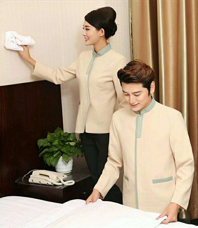 เสื้อแม่บ้าน พ่อบ้าน พนักงานทำความสะอาด