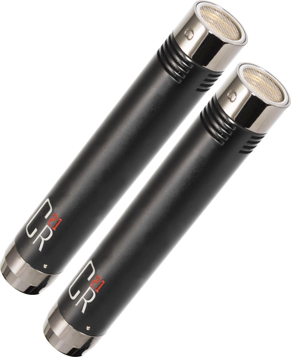 MXL CR21 (Pair) *ของแท้รับประกัน 1 ปี* ไมโครโฟนคอนเดนเซอร์ สำหรับอัดเสียงเครื่องดนตรี ฟรี..ตัวจับขาไมค์,ผ้าไฟเบอร์