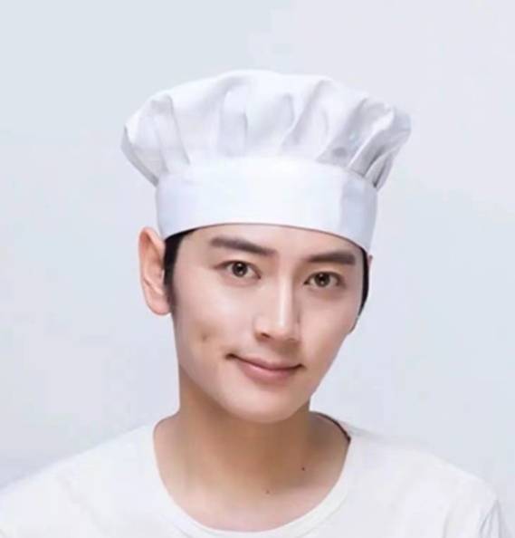 หมวกเชฟทรงต่ำ หมวกพ่อครัว หมวกแม่ครัว หมวกกุ๊ก