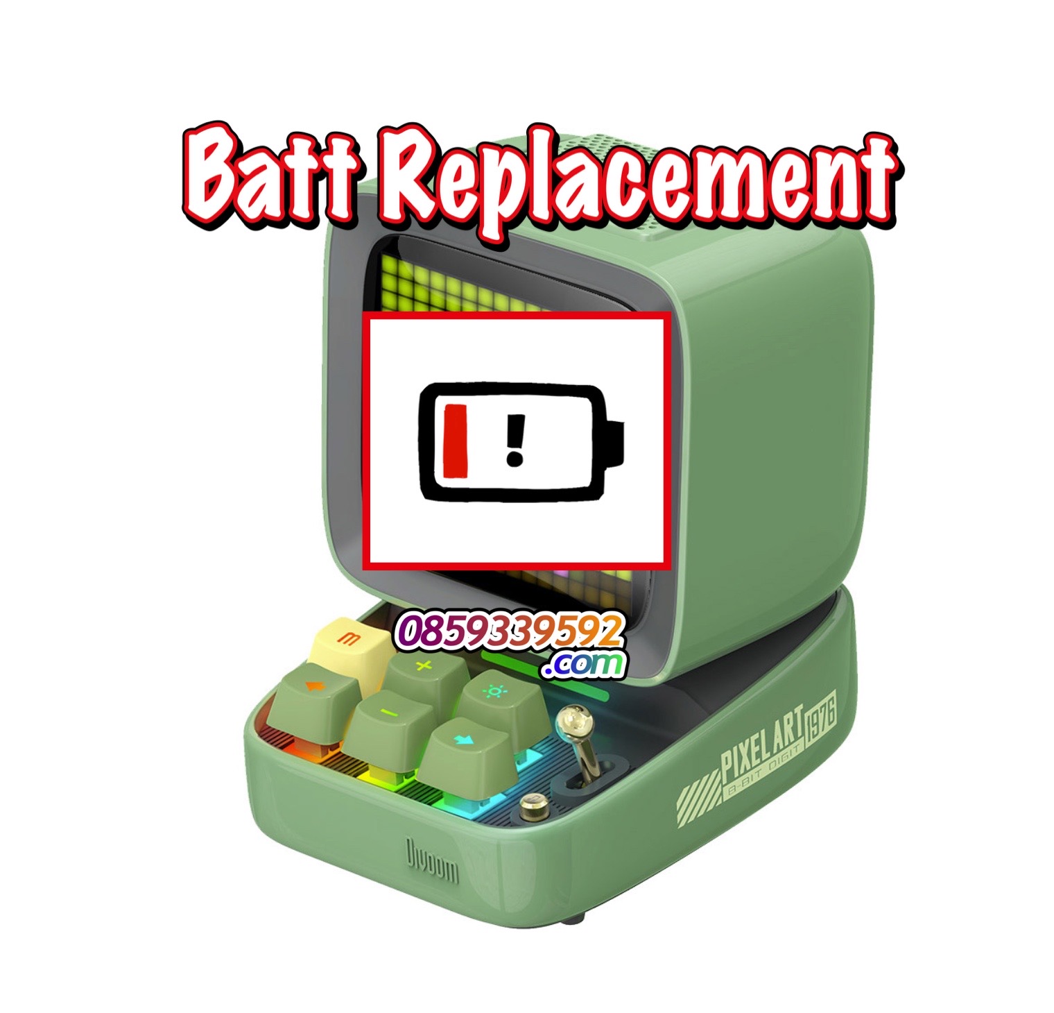 รับเปลี่ยนแบตเตอรี่ Divoom Ditoo Pro Divoom Ditoo Mic Divoom Ditoo Plus Battery Replacement