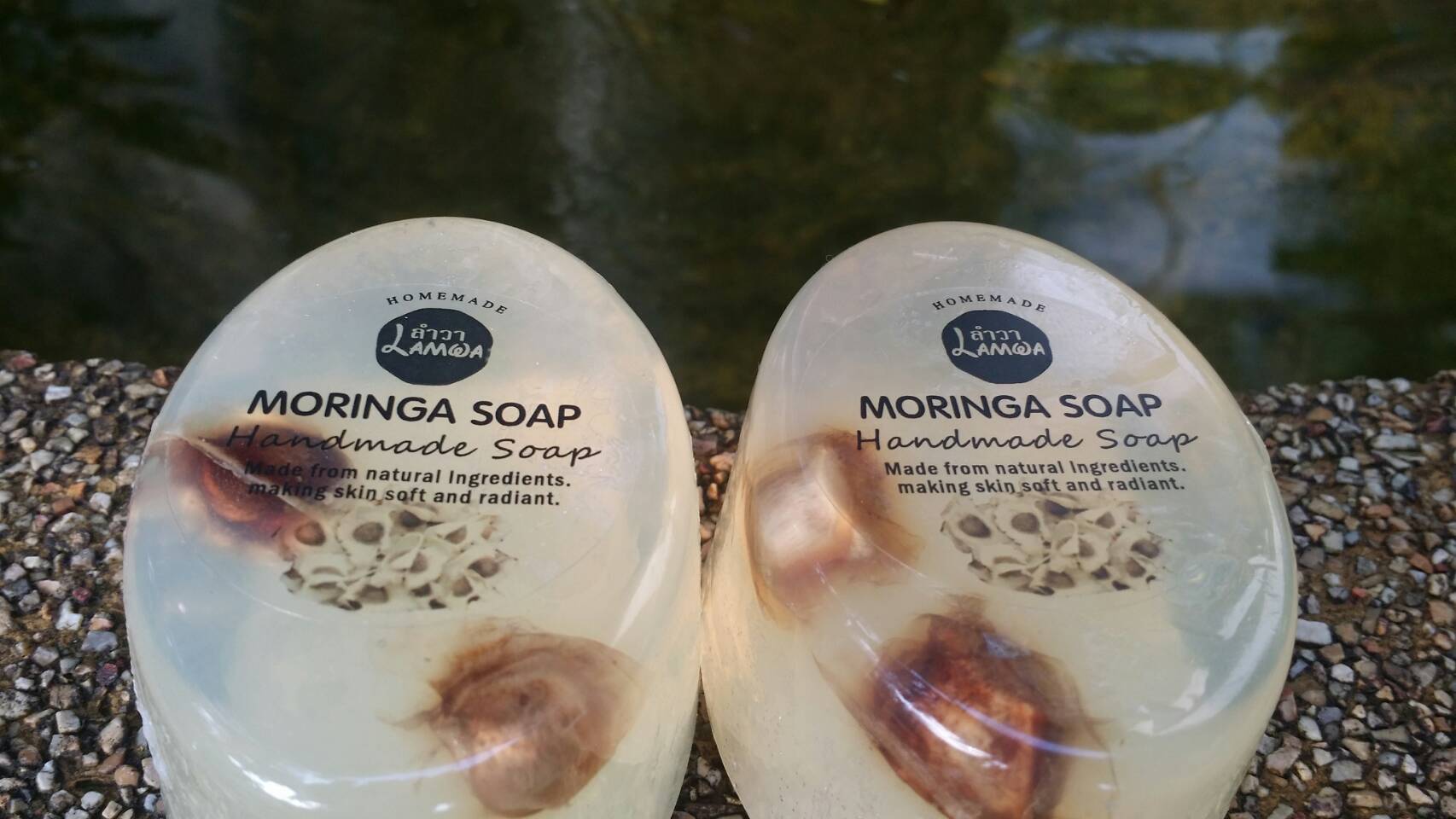 สบู่สมุนไพรมะรุม สำหรับล้างหน้า Moringa Soap Handmade Soap