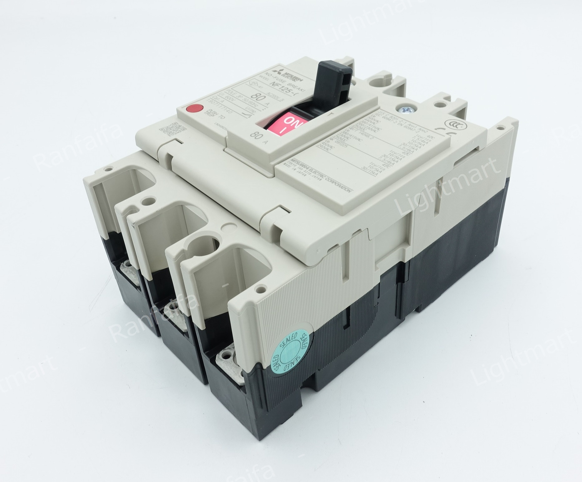 เบรกเกอร์ 3P-125CV 80A (10kA) Mitsubishi