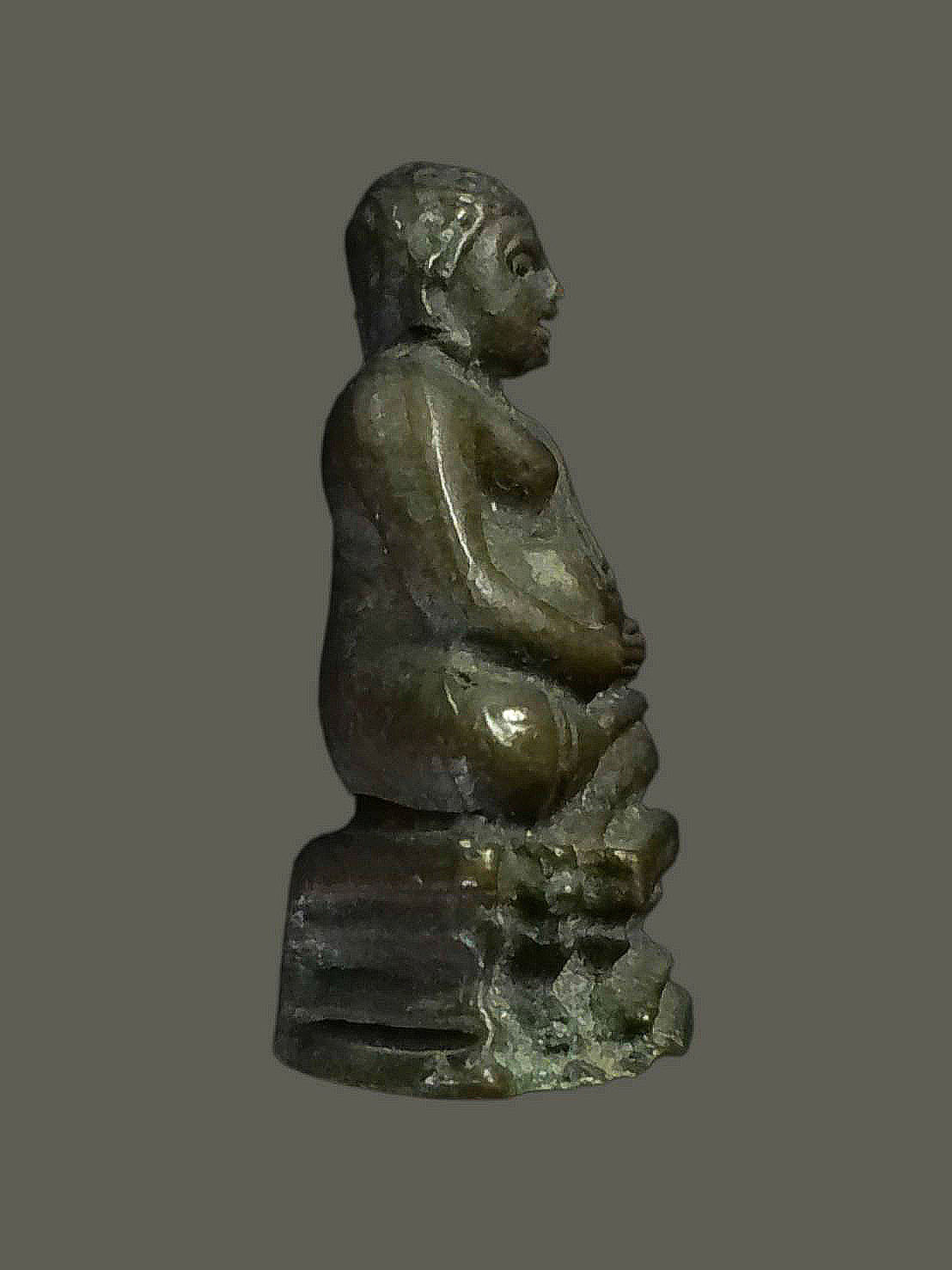 พระสังกัจจายน์ วัดบางโฉลงนอก จ.สมุทรปราการ เนื้อทองผสม อุดกริ่ง ปี 2499 หลวงปู่เผือก วัดกิ่งแก้ว ปลุกเสก