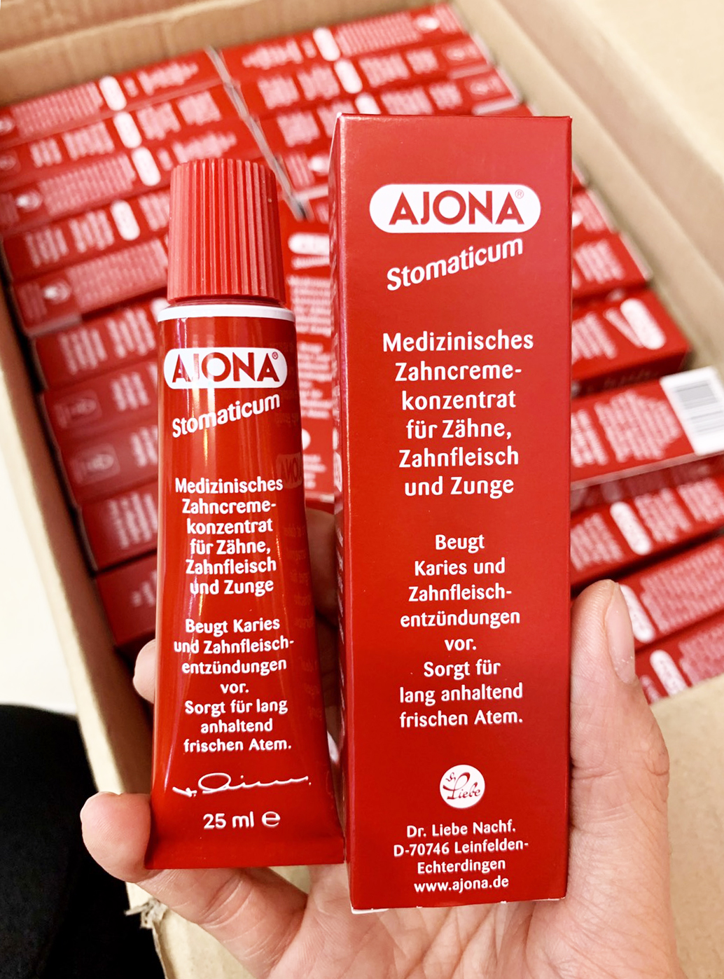 Ajona Stomatikum Toothpaste 25ml.