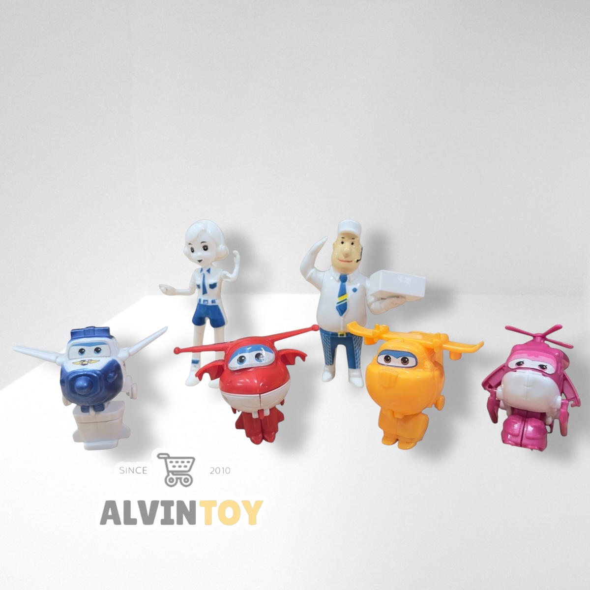 หุ่นยนต์ Super Wings - ซุปเปอร์วิง ชุด 10 ตัว