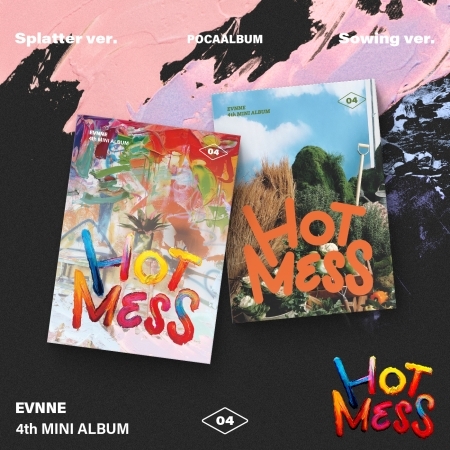 ( Pre-Order ) EVNNE 4th Mini Album [HOT MESS] Poca Set 2 ver * ไม่มี Poster พับ * วางจำหน่าย 11 / 2 / 2025