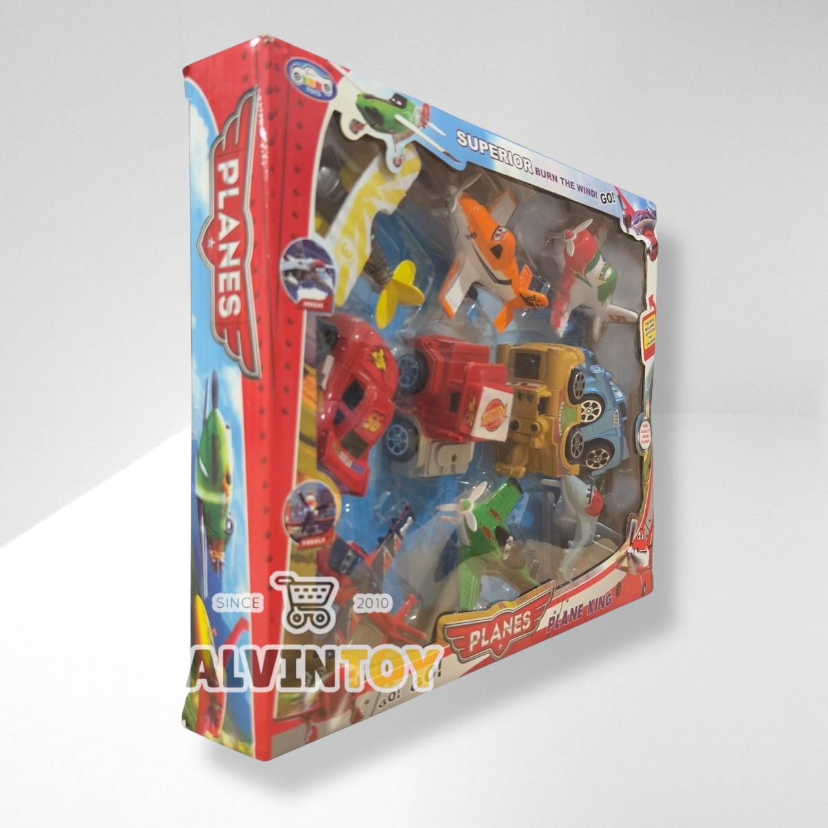 โมเดล Mcqueen + Planes 10 ตัว