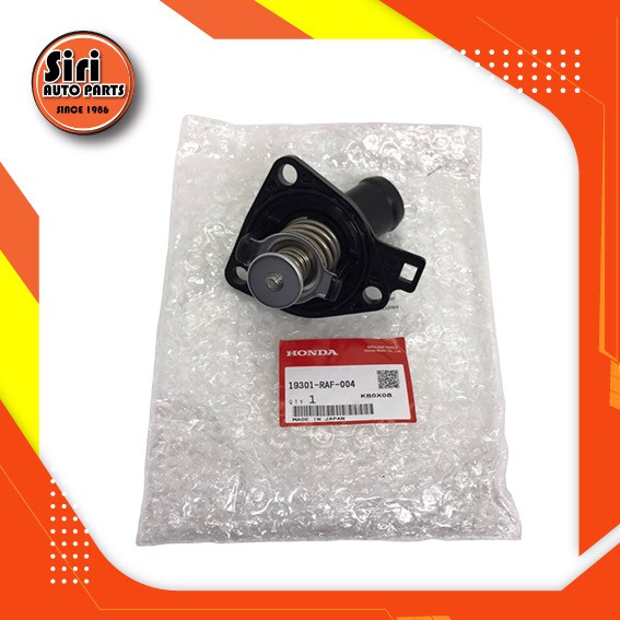 (แท้ศูนย์) (ประกัน 1 เดือน) เสื้อวาล์วน้ำ+วาวล์น้ำ HONDA ACCORD 03-12 (G7 G8) ,CIVIC FD 2.0 , CRV G3 ปี07-11 เครื่อง 2.4 ฮอนด้า แอคครอด 78 องศา / 19301-RAF-004