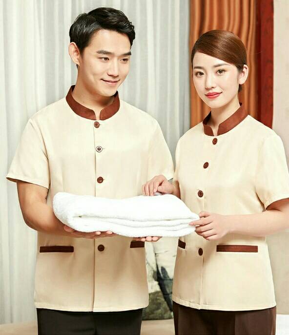 เสื้อแม่บ้าน พ่อบ้าน พนักงานทำความสะอาด
