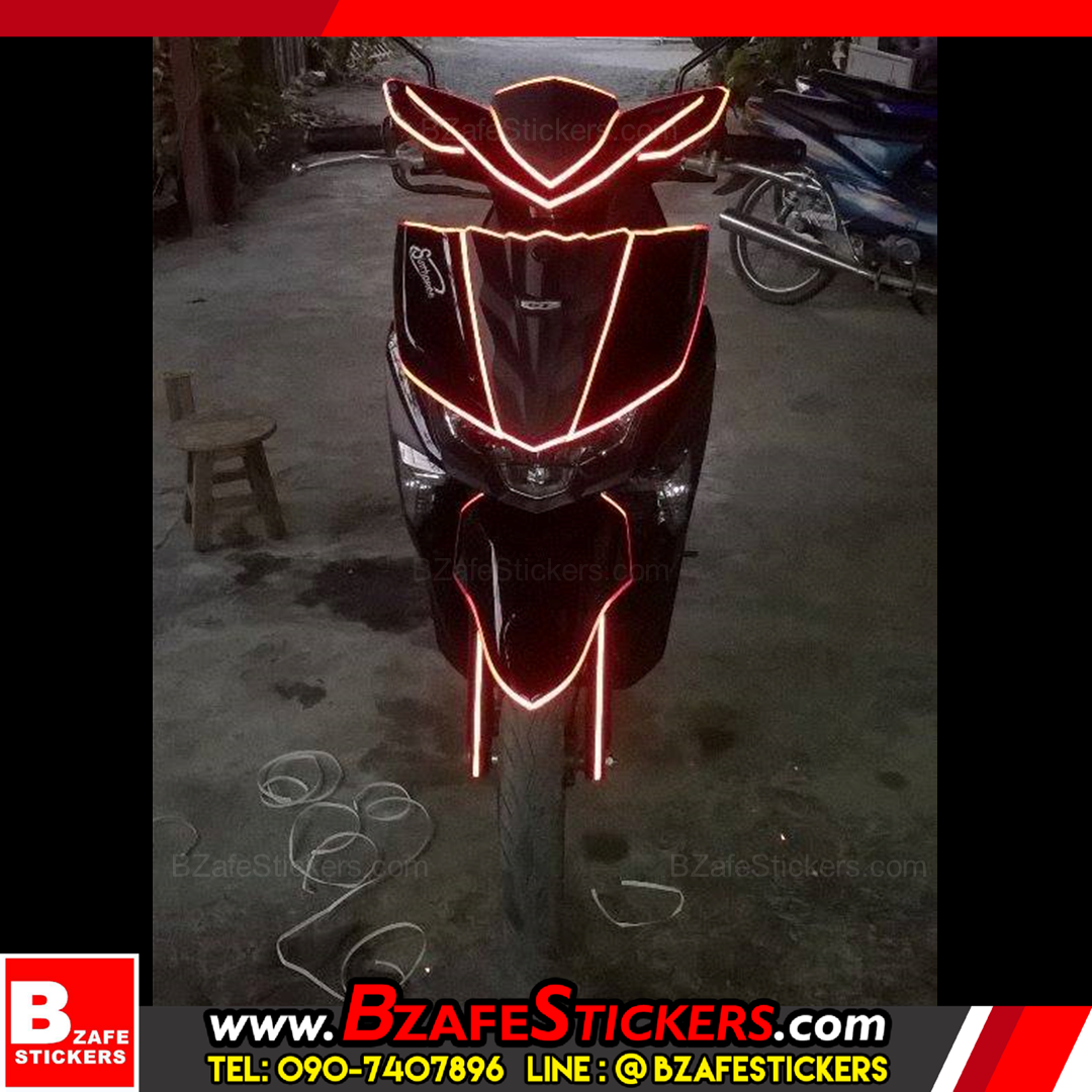 รีวิว สติ๊กเกอร์สะท้อนแสงติดขอบล้อ 3M, Kiwalite สติ๊กเกอร์ติดล้อ สติ๊กเกอร์แต่งรถ