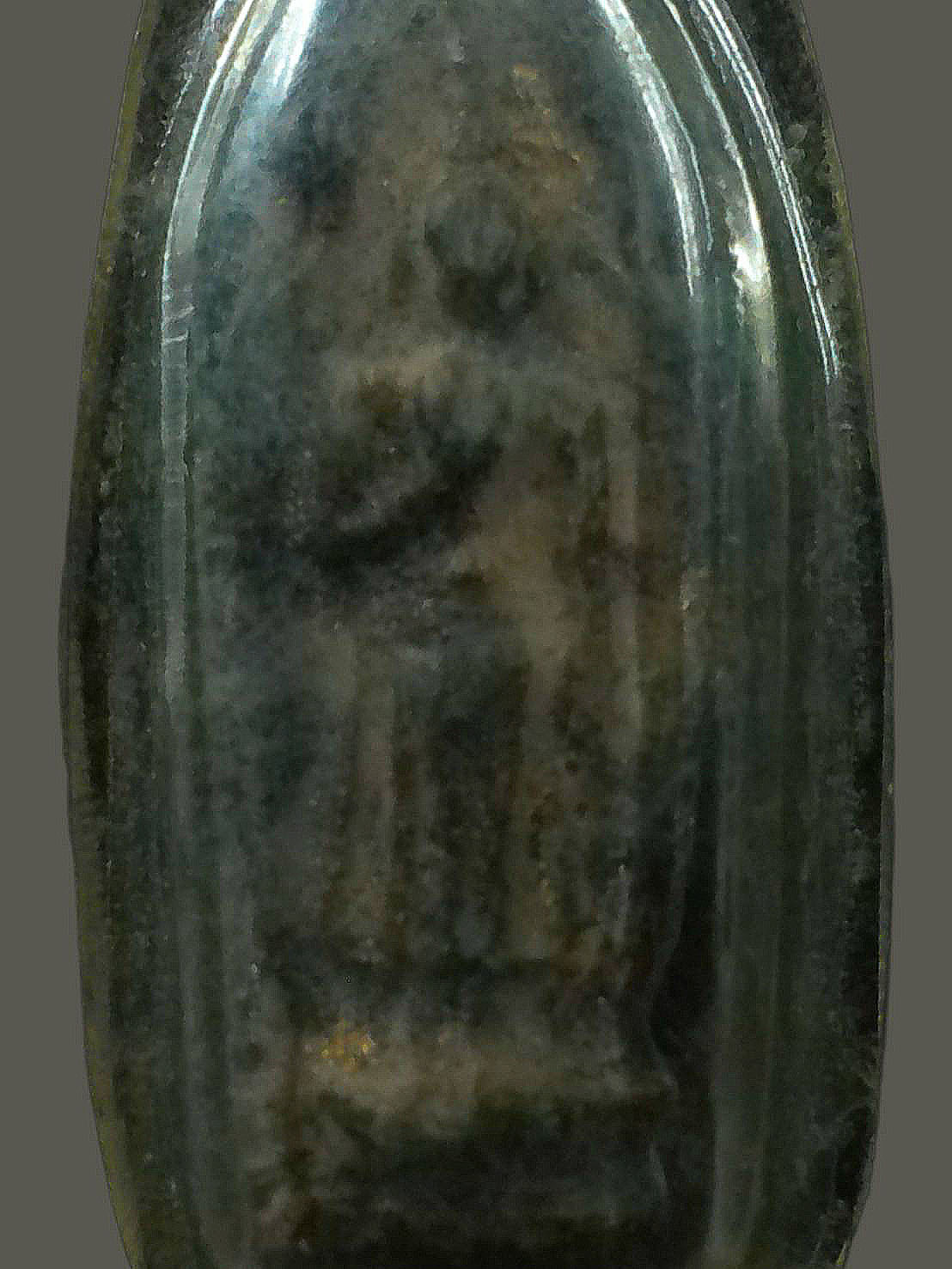 พระประจำวัน พิมพ์ประทานพร เนื้อดิน หลวงพ่อมุ่ย วัดดอนไร่ สุพรรณบุรี