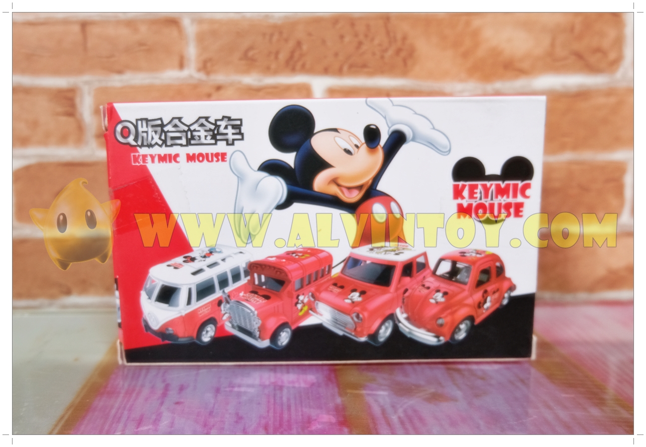 รถเหล็ก Mickey Mouse - มิกกี้ เมาส์ มีเสียงมีไฟ Scale 1:36