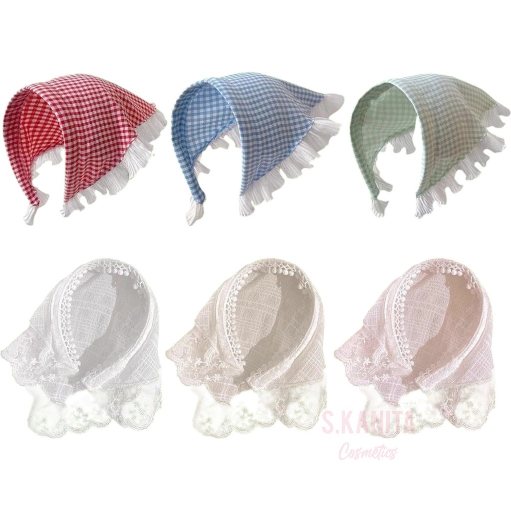 คาดผมแบบผ้า ผ้าโพกผม ลายน่ารัก Scarf Headband for Women