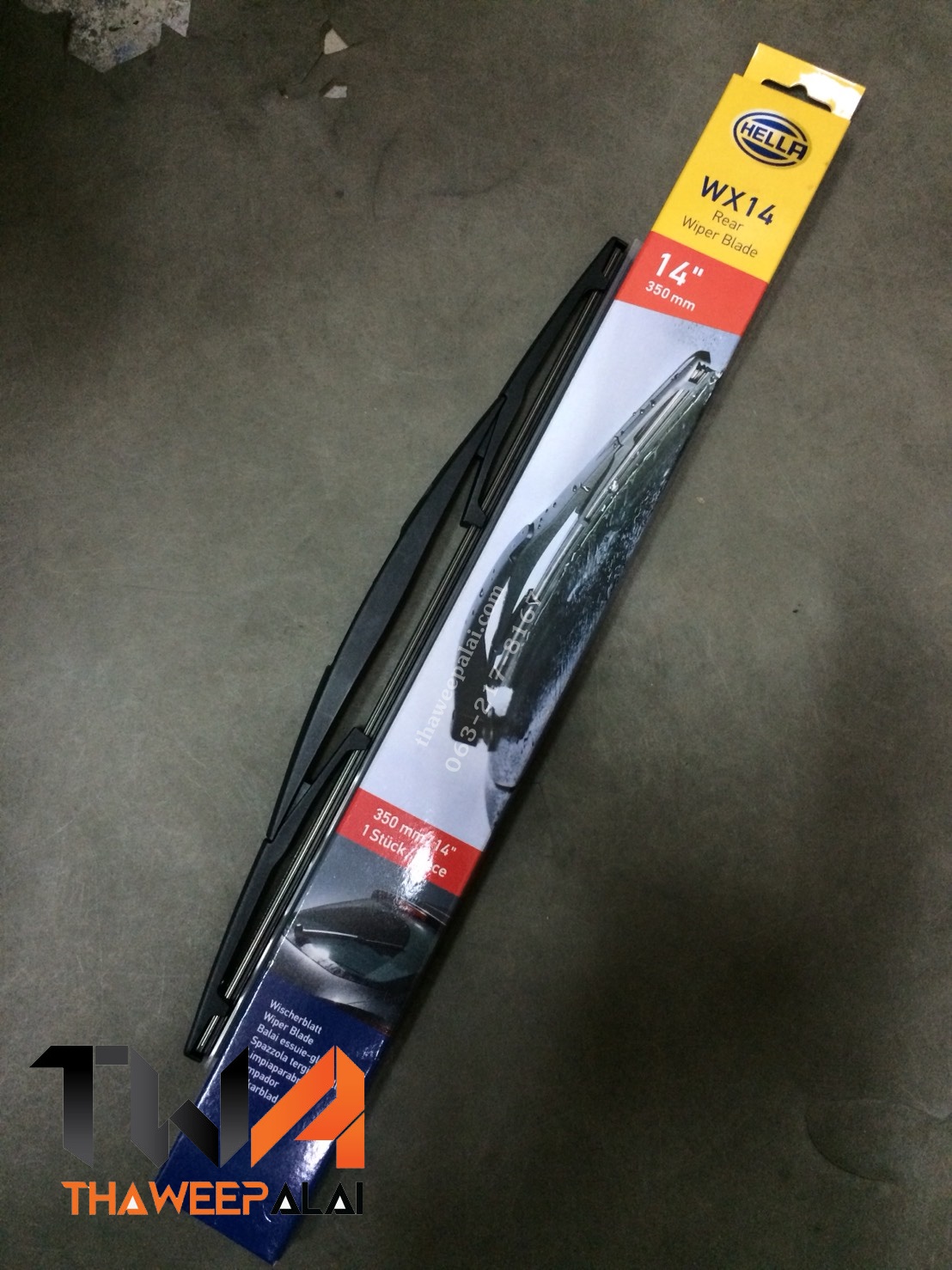 ใบปัดน้ำฝนหลัง 14"(350mm.) SUBARU XV ปี12-,FORESTER ปี14- ปี12-15 (รูปจริง) /HELLA อะไหล่ซุบารุ,อะไหล่ XV.