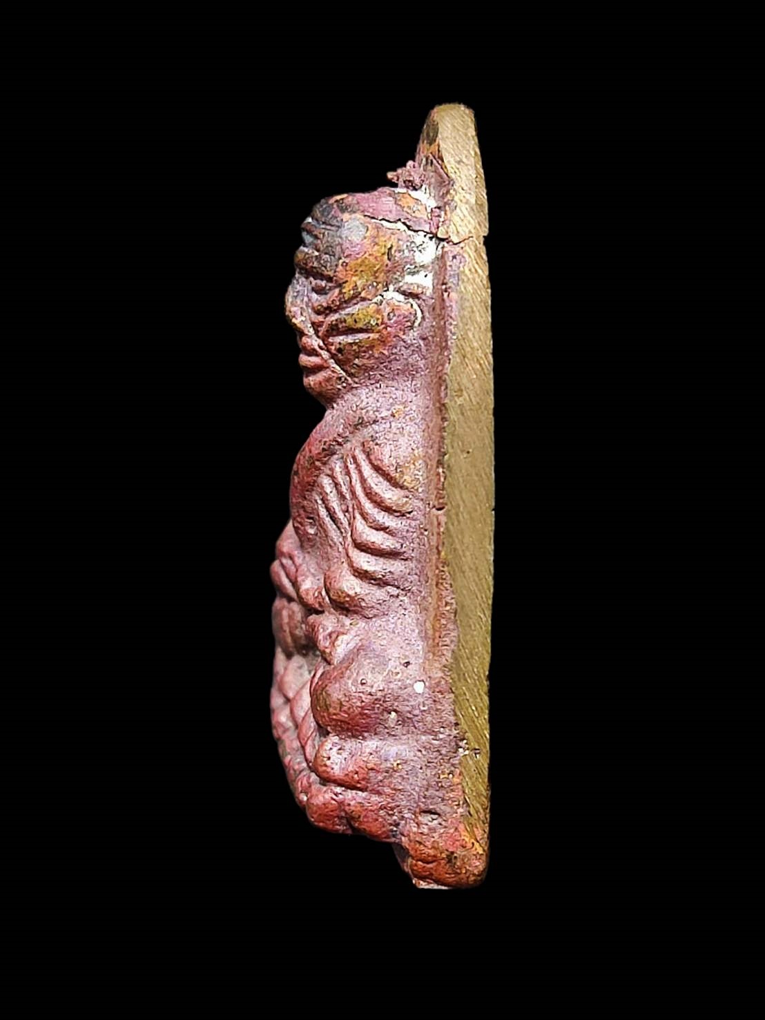 หลวงปู่ทวด หล่อโบราณ เทดินไทย หลวงพ่อรวย วัดตะโก อยุธยา ปี2556