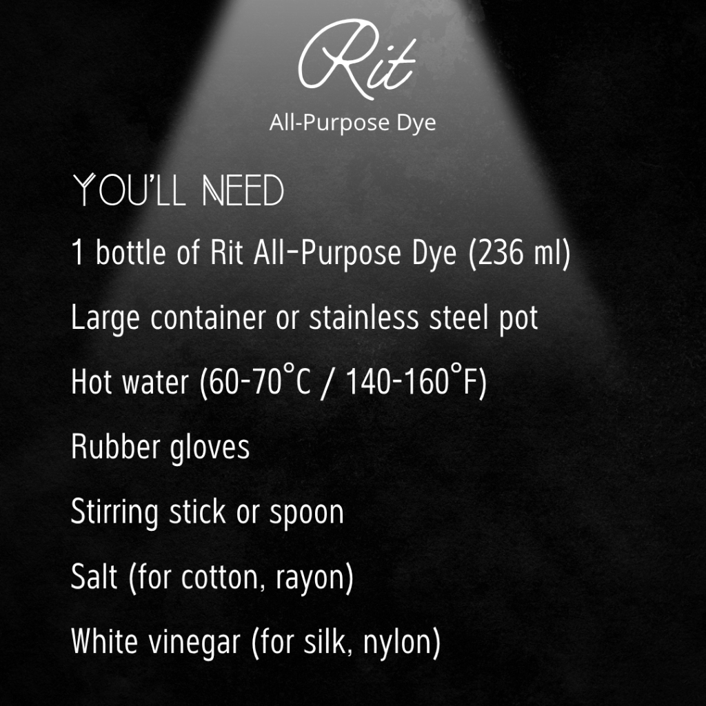 Rit All-Purpose Dye Liquid สีย้อมผ้าคุณภาพสูง สีติดทนนาน ใช้งานง่าย Made in USA 236ml