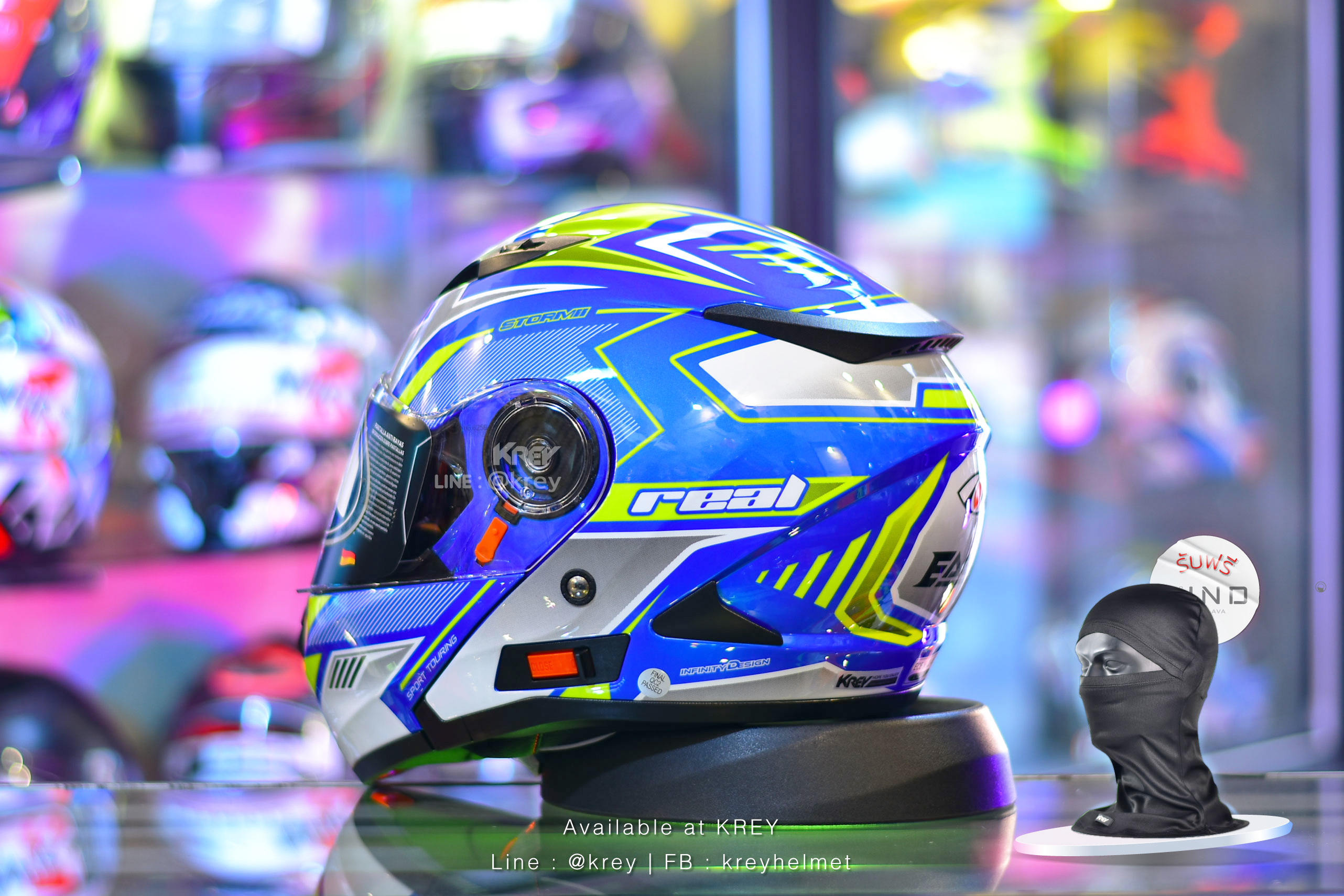 Real model Storm Eagle Force Blue Yellow