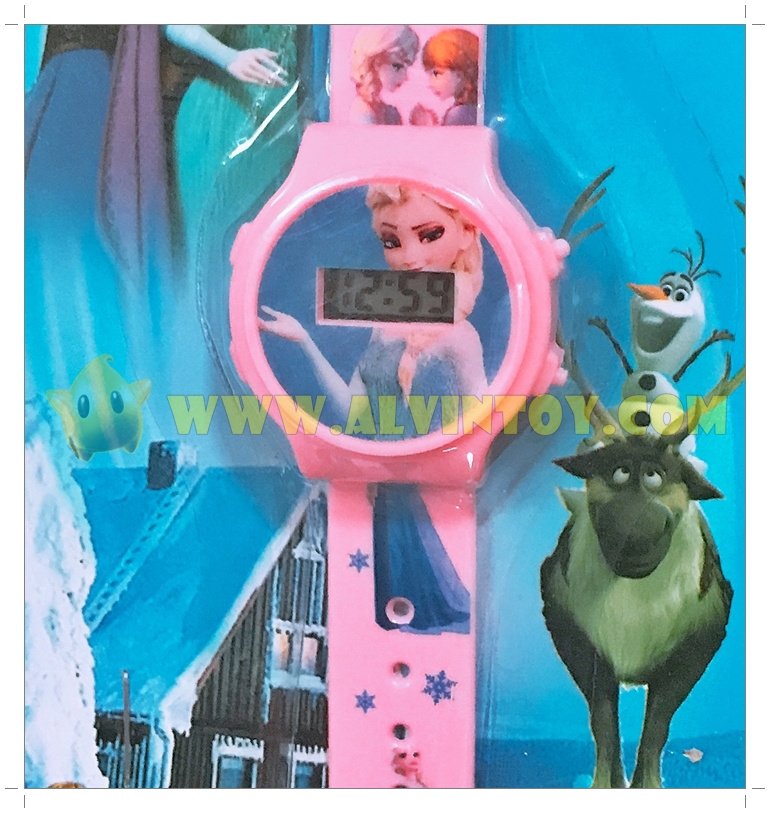นาฬิกาข้อมือดิจิตอลเจ้าหญิงดิสนีย์โฟรเซ่น
