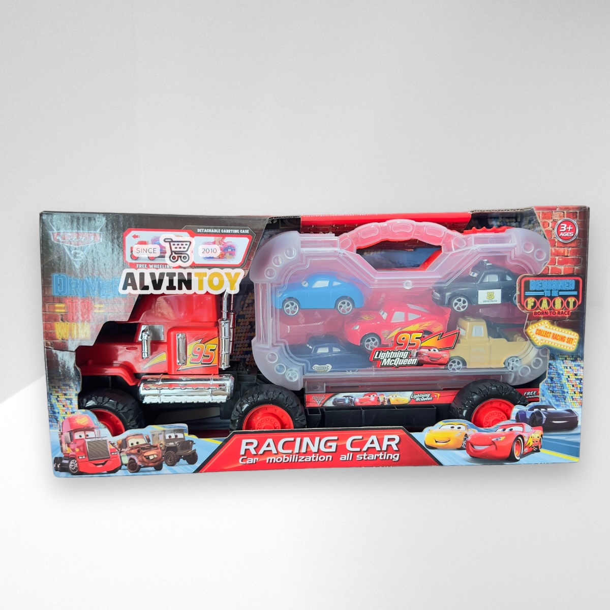 Container Truck Cars 3 - รถแมคควีน รถพ่วง ชุด 6 คัน