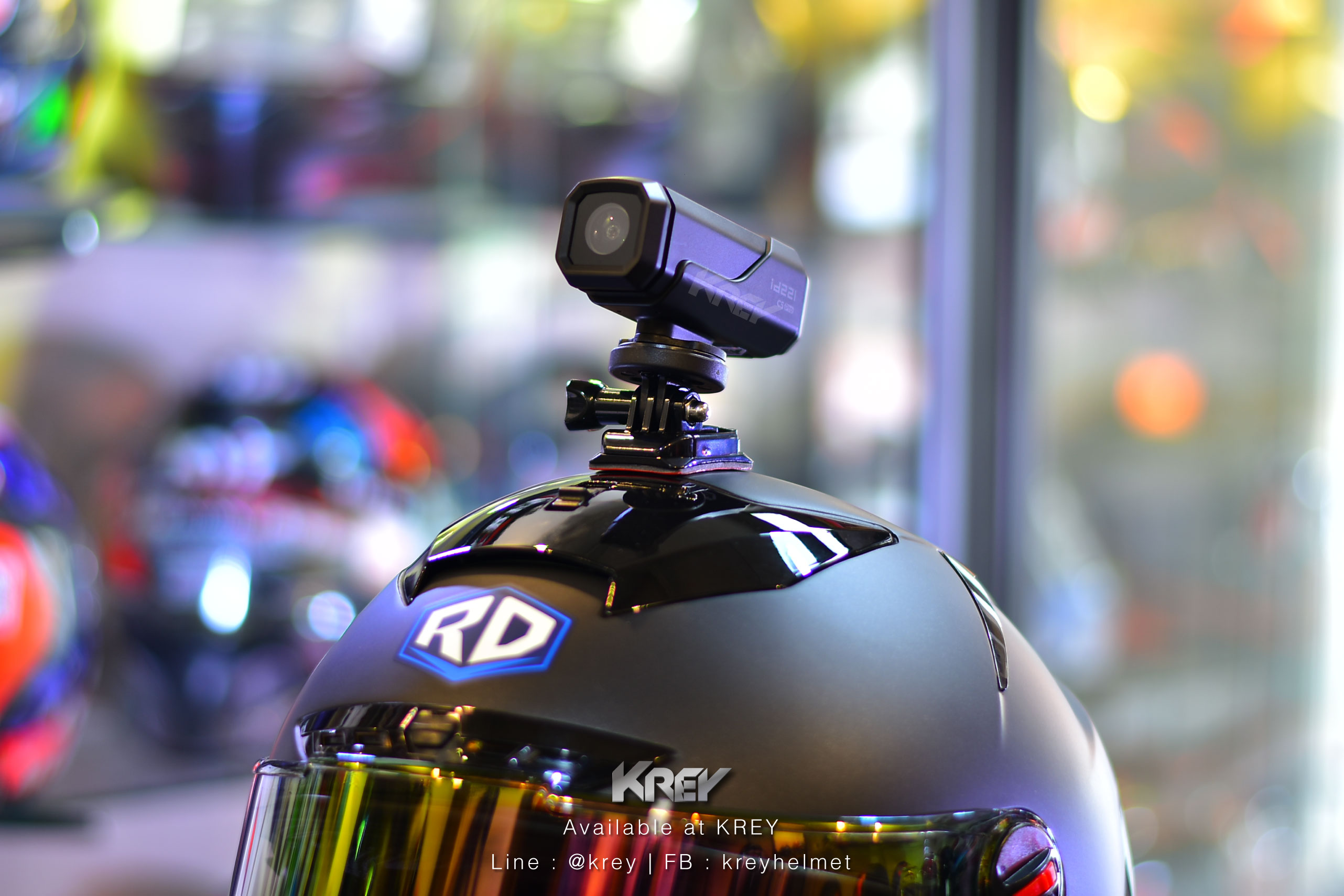 กล้องติดหมวก/รถ id221 รุ่น ACTION C5 Pro