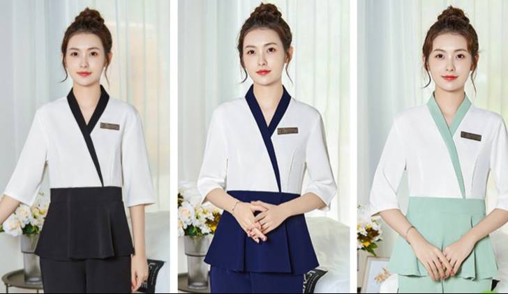 ชุดนวดสปา ชุดคลินิกความงาม ชุดนวดไทยสปา