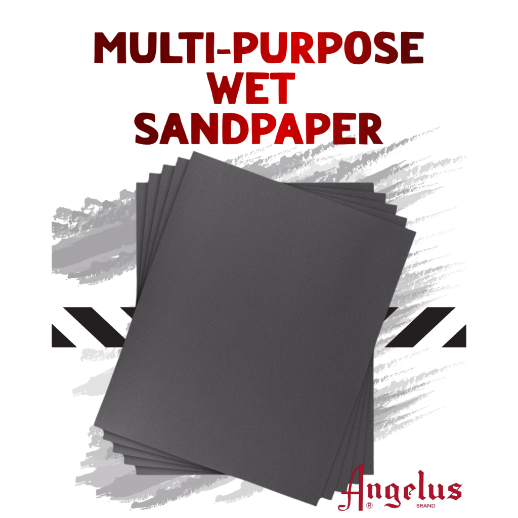 Angelus Multi-Purpose Wet Sandpaper กระดาษทรายสำหรับหนัง (แพ็ค3ชิ้น)
