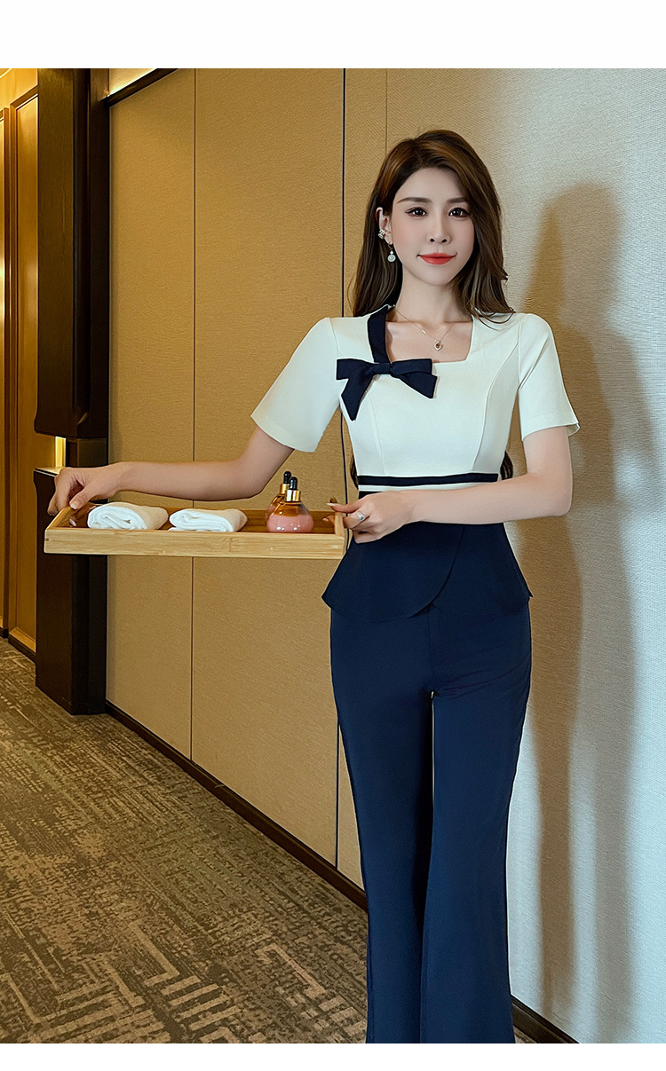 ชุดนวดสปา ชุดคลินิกความงาม ชุดพนักงานต้อนรับ