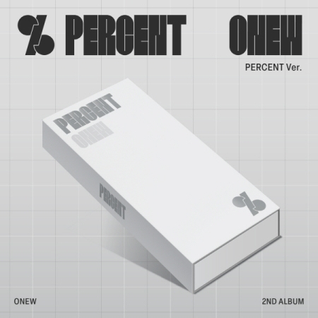 ( Pre-Order ) ONEW 2nd Regular Album [PERCENT] ( Percent ver ) * ไม่มี Poster พับในกล่อง * วางจำหน่าย 15 / 7 / 2025