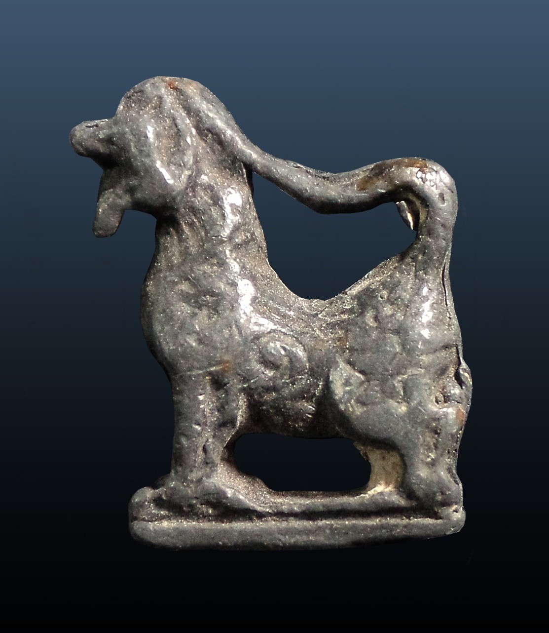 สิงห์คอยาว เนื้อตะกั่ว หลวงพ่อกวย วัดโฆสิตาราม จ.ชัยนาท ปี2521