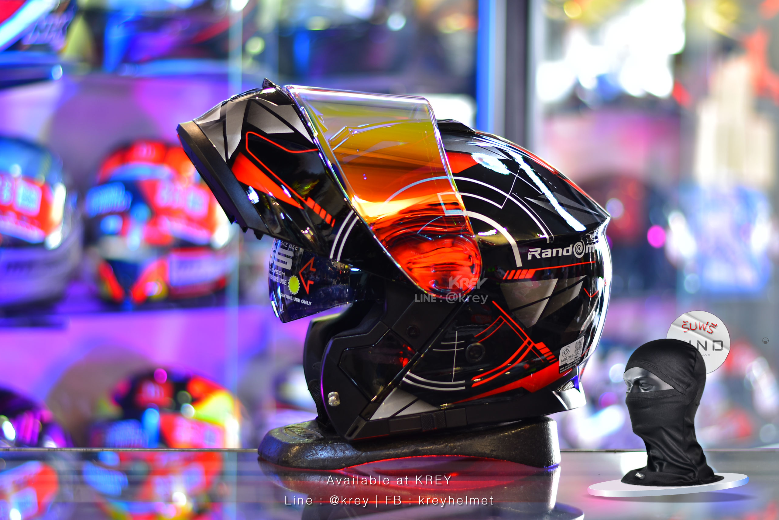 Random model MATRIX BLACK RED