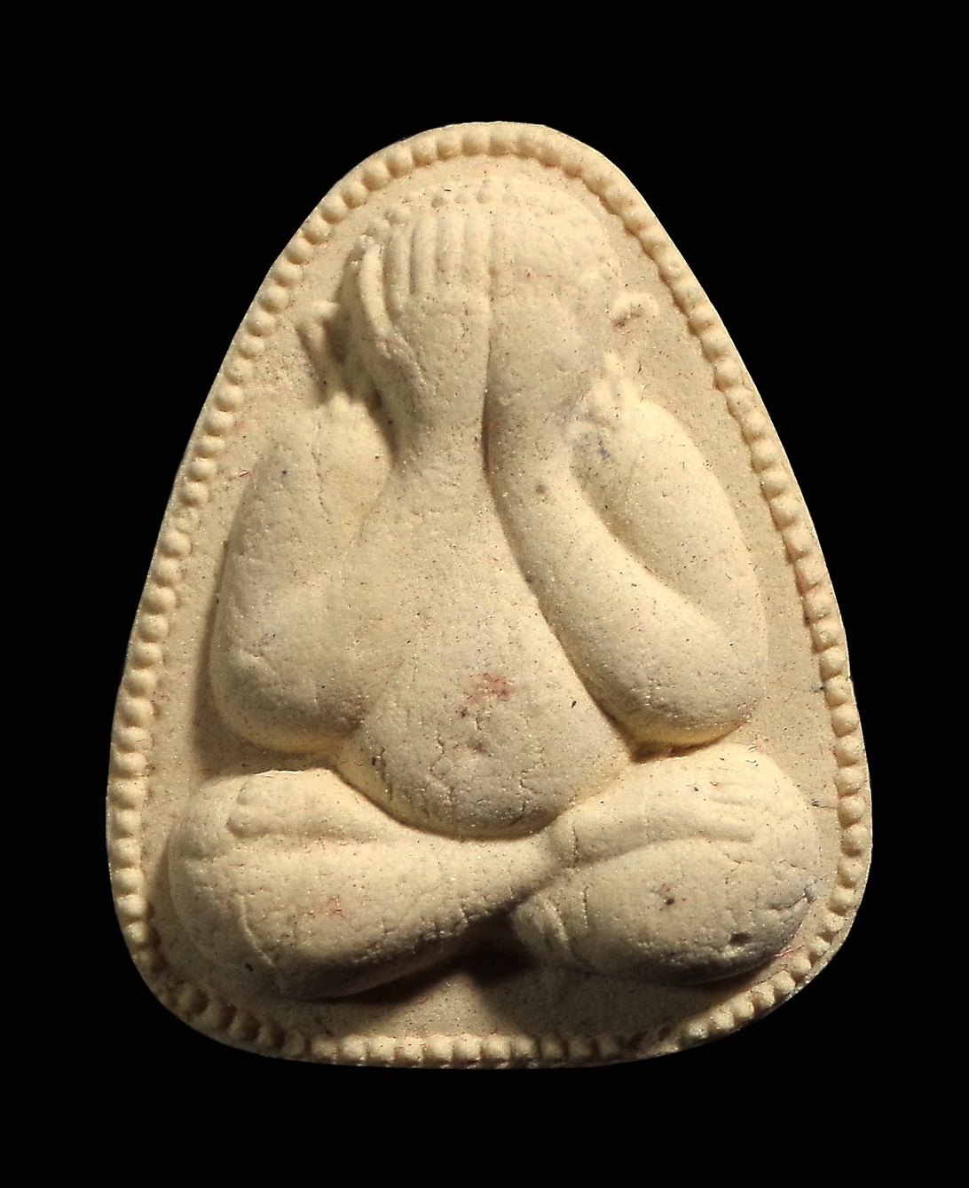 พระปิดตา หลวงปู่ปั่น วัดป่าโนนสวรรค์ ทุ่งเขาหลวง จ.ร้อยเอ็ด กล่องเดิม