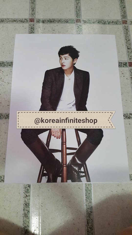 ( พร้อมส่ง ) Poster SONG JOONG KI ขนาด 12 X 16 นิ้ว ( ยังไม่รวมค่าจัดส่ง )