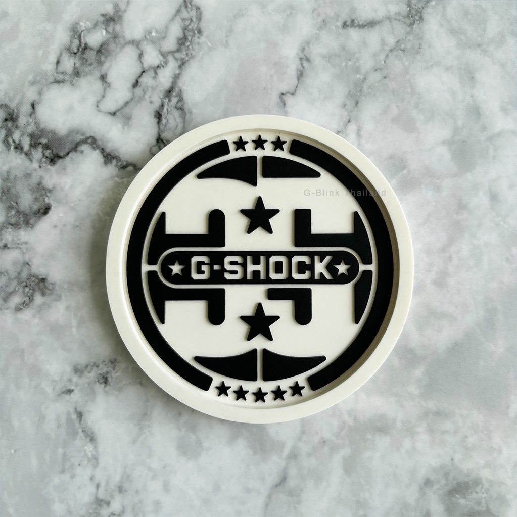 ของสะสม ที่รองแก้ว ซิลิโคน ลายลิขสิทธิ์แท้ โลโก้ G-SHOCK 35th anniversay ใหม่ มือ 1