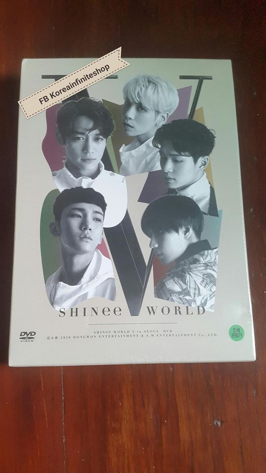 ( พร้อมส่ง ) DVD SHINEE WORLD V IN SEOUL ( 2 DISC ) ** ไม่มี poster **