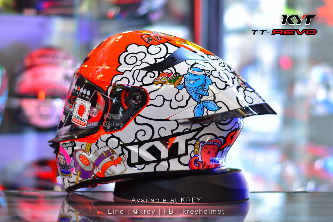 KYT model TT REVO Special Editions : Sushi Time