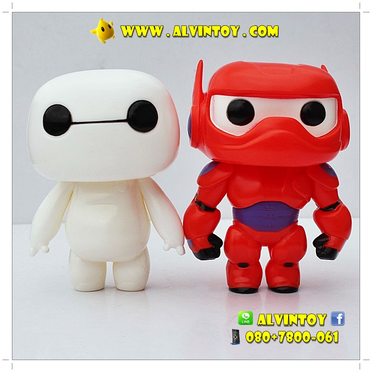 Figure Baymax - ฟิกเกอร์ เบย์แม็กซ์ 2 ตัว (ขาว - แดง)
