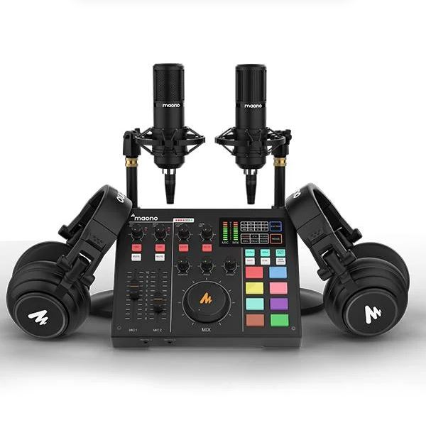 MAONO MAONOCASTER AU-AM100 K4 *ของแท้ รับประกันศูนย์* ชุดจัด Podcast, LiveSteaming, Gaming รองรับ PC, Smartphone
