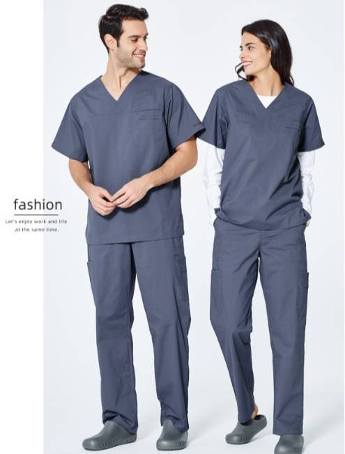 ชุดสครับ ชุดหมอผ่าตัด ชุดพยาบาลห้องผ่าตัด เอวยางยืด ระดับพรีเมี่ยม