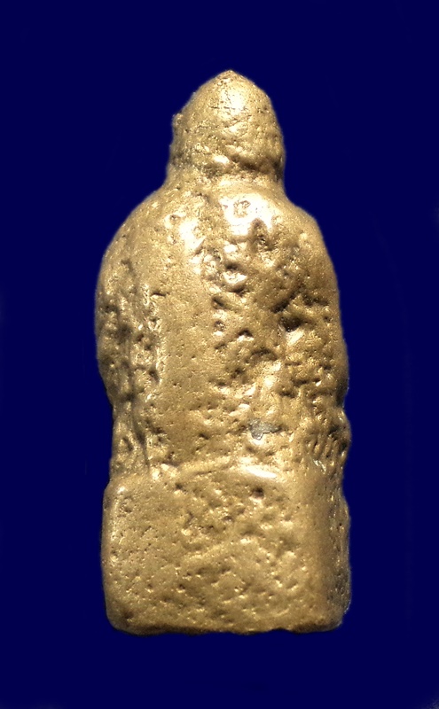 หล่อโบราณ หลวงพ่อเขียน วัดสำนักขุนเณร พิมพ์ฐานลูกเต๋า