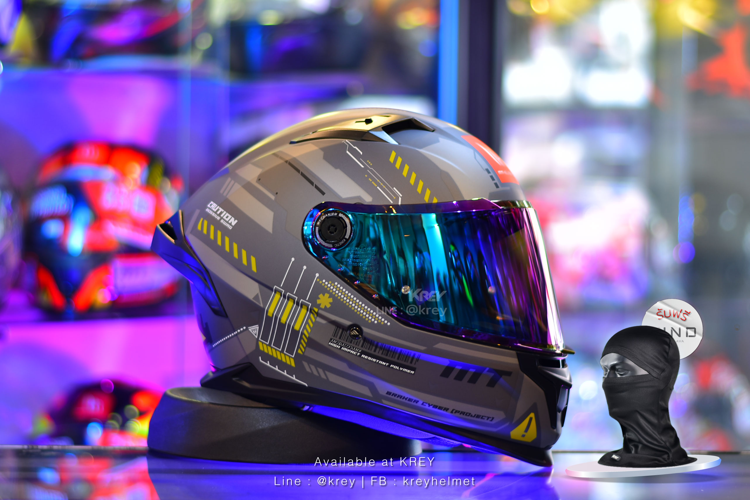 MT model BRAKER SV CYBER MATT GREY