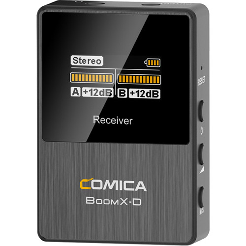 Comica BoomX-D D2 *ของแท้รับประกัน 2ปี* ไมโครโฟนไร้สาย 2-Person Digital 2.4 GHz Wireless Microphone System