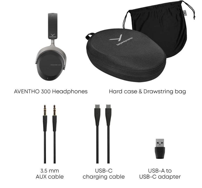 Beyerdynamic Aventho 300 *ของแท้รับประกัน 2ปี* หูฟังบลูทูธไร้สาย Wireless over-ear headphones with ANC, Dolby Atmos