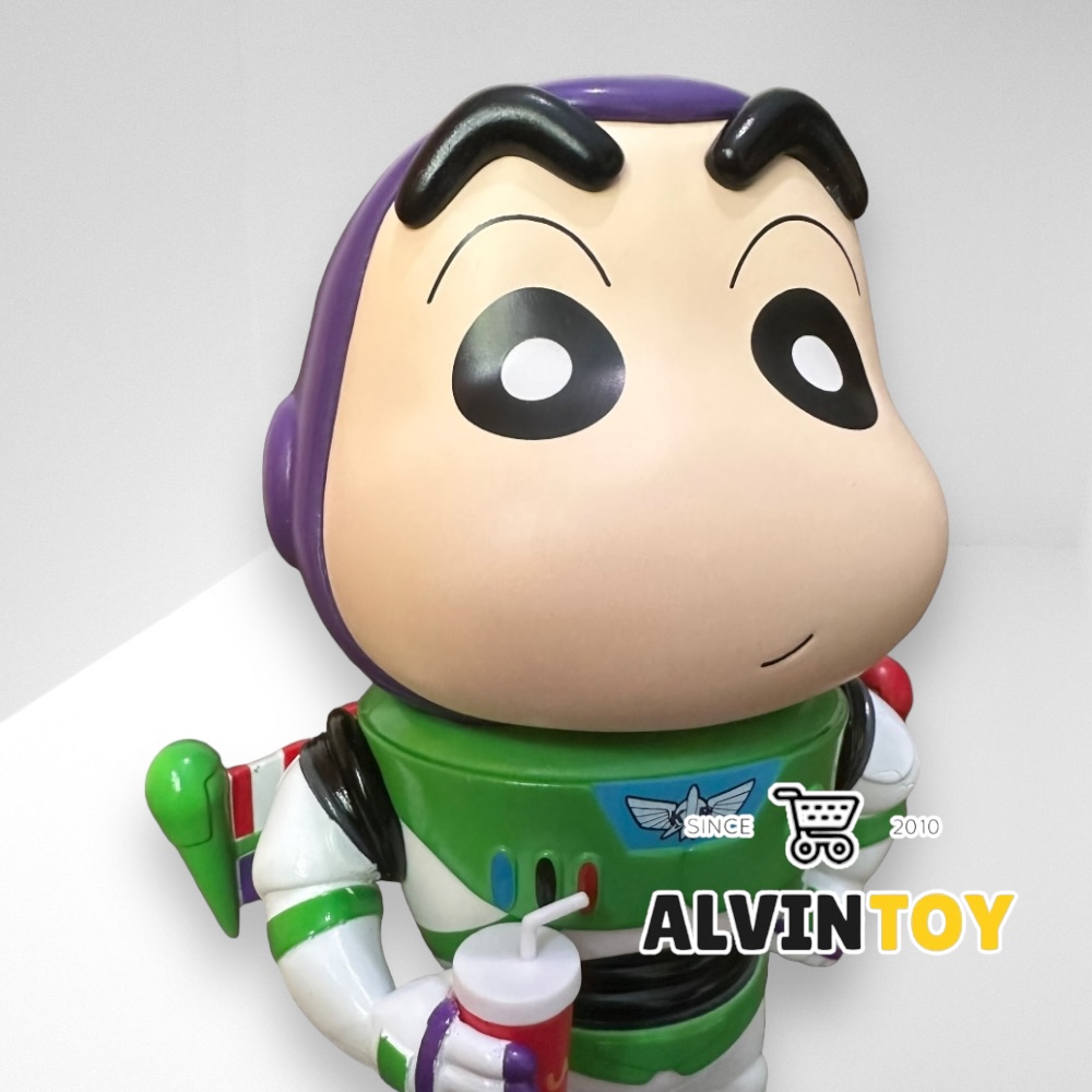 โมเดล ฟิกเกอร์ Shin-chan - ชินจังจอมแก่น ชุดบัชไลท์เยียร์ ขนาดความสูง 17 ซม. พร้อมกล่อง