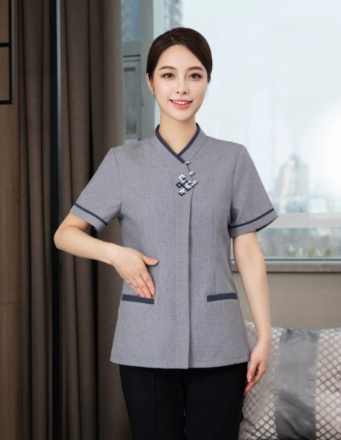 เสื้อแม่บ้าน ชุดแม่บ้าน เสื้อพนักงานทำความสะอาดห้องพักโรงแรม ชุดพนักงานทำความสะอาดโรงแรม
