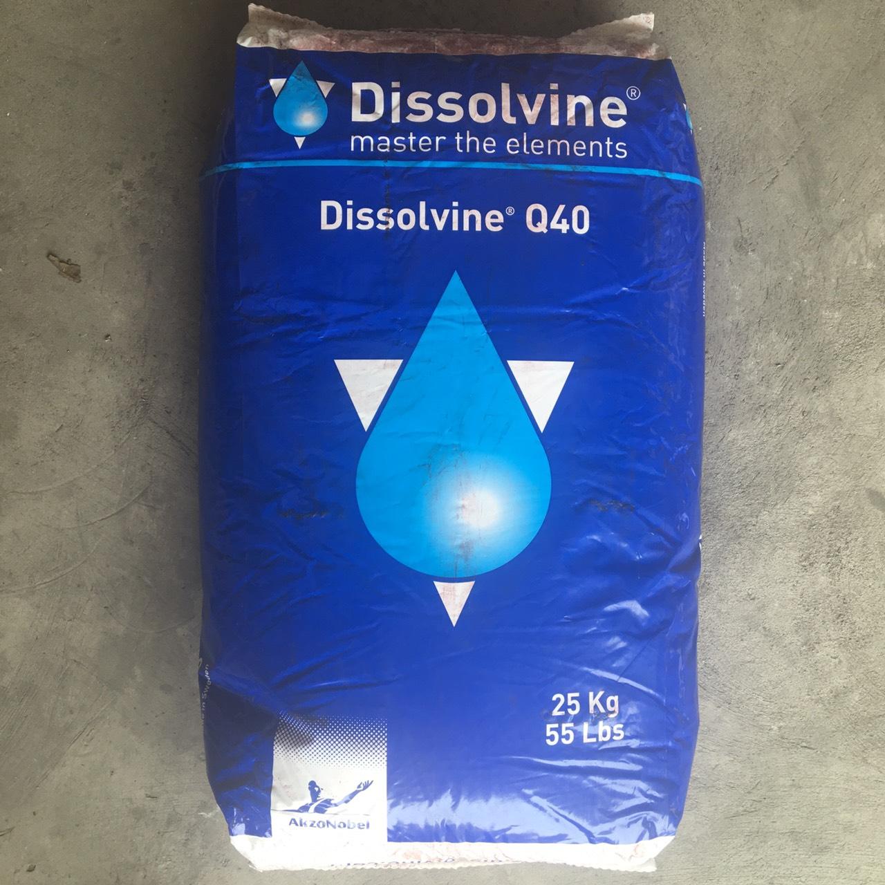 [25KG] ผงจุลธาตุเหล็กคีเลตอีดีดีเอชเอ 6% (เหล็กม่วง) Dissolvine Q40 (EDDHA FE 6%; Aczonobel Netherland) บรรจุ 25 กิโลกรัม