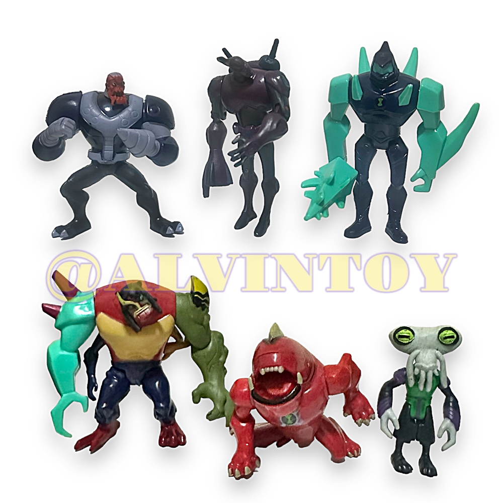 โมเดล Ben 10 ขนาดความสูง 7-10 CM 1 Set มีทั้งหมด 6 ตัว