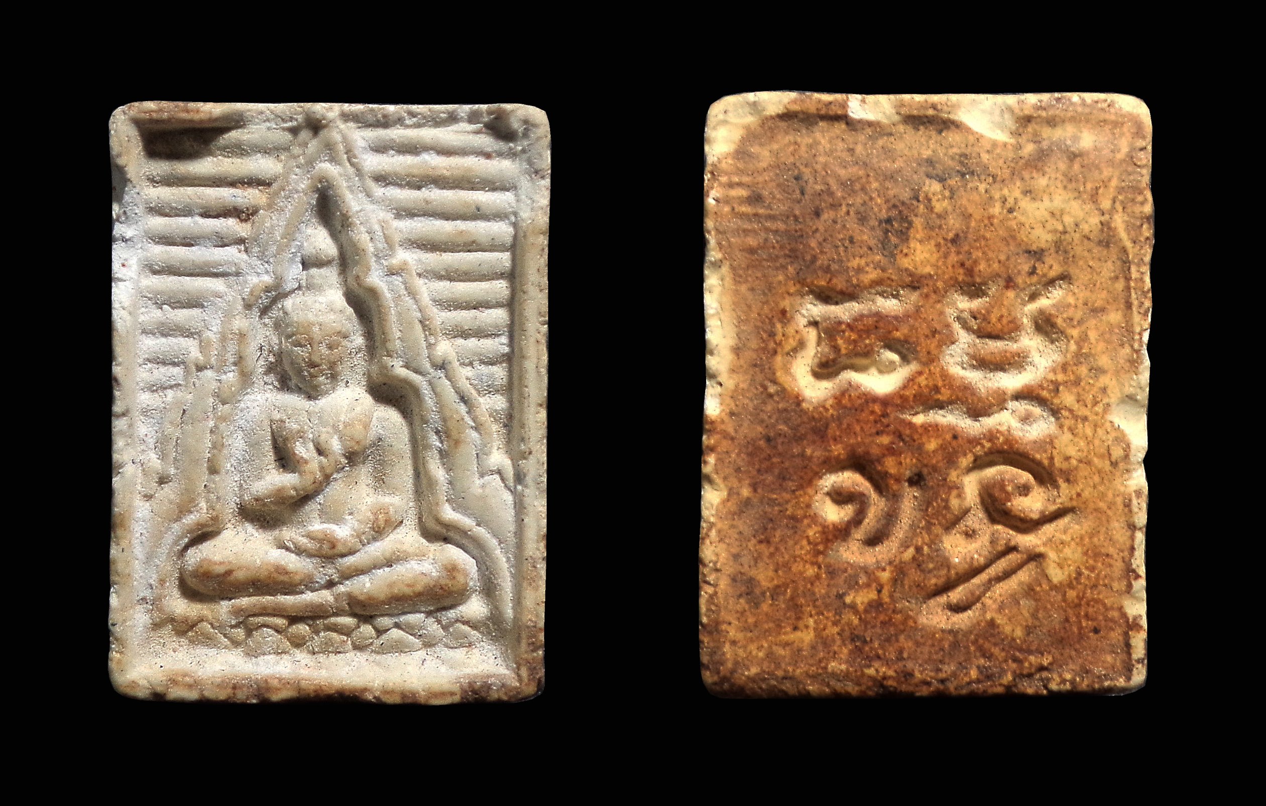 พระของขวัญ พิมพ์สี่เหลี่ยม วัดปากน้ำ กทม.