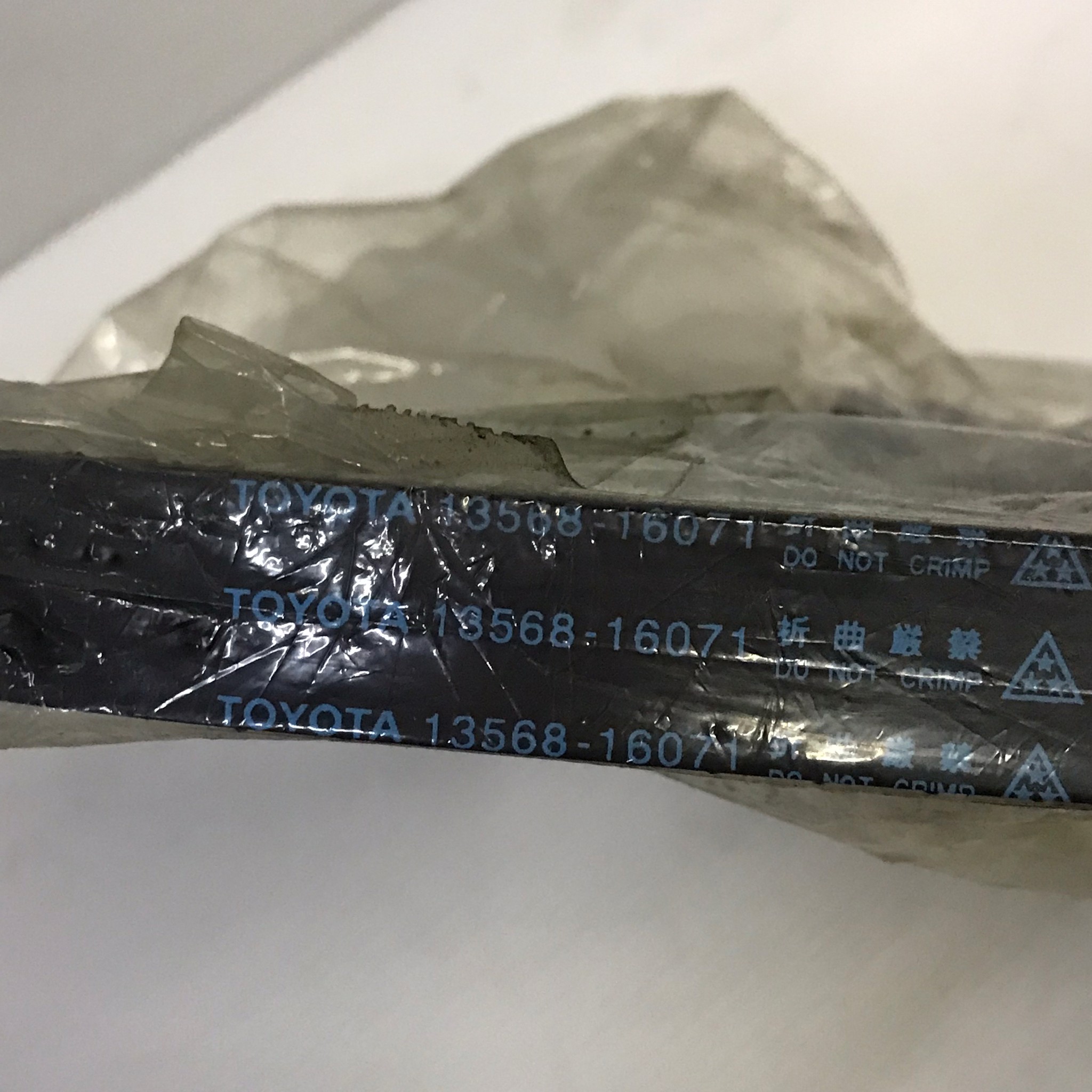 (แท้ศูนย์) สายพานราวลิ้น / สายพานทั่มมิ่ง TOYOTA AE112 (7AFE) เครื่อง 1.8 TOYOTA เบอร์ 13568-19056 / 121MY21 จำนวน 121 ฟัน (Timing belt )