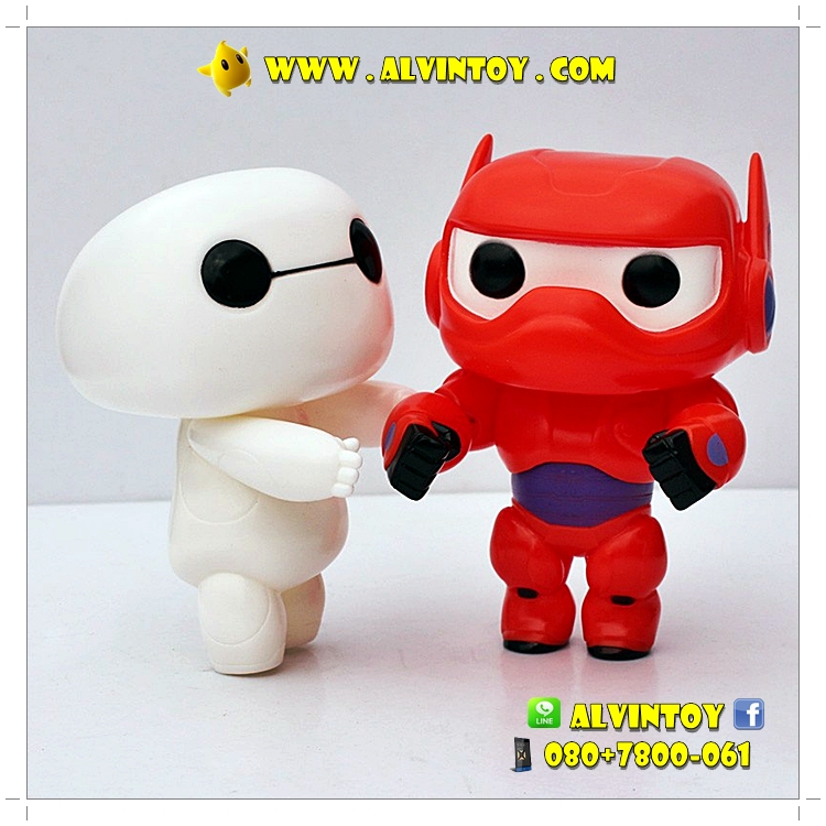 Figure Baymax - ฟิกเกอร์ เบย์แม็กซ์ 2 ตัว (ขาว - แดง)
